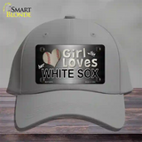 This Girl Loves Her White Sox Novelty License Plate Hat Cotton / Gray