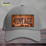 Vintage Rusty Sign Novelty License Plate Hat Cotton / Gray