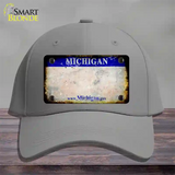 Michigan Gov Rusty Blank Novelty License Plate Hat Cotton / Gray