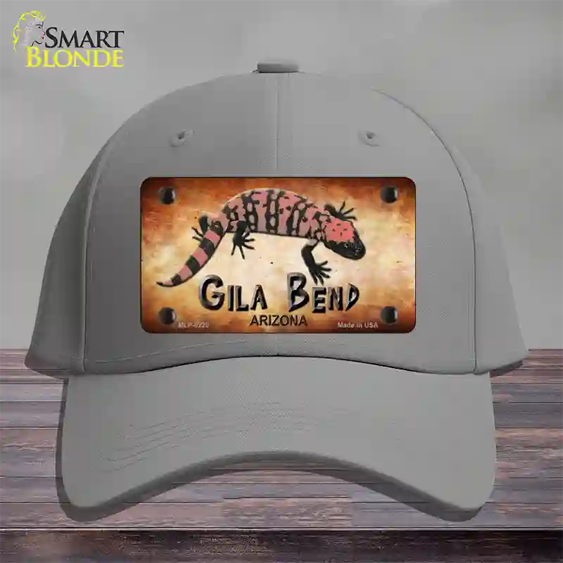 Gila Bend Gila Monster Novelty License Plate Hat Cotton / Gray