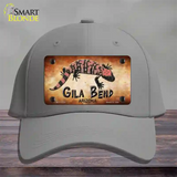 Gila Bend Gila Monster Novelty License Plate Hat Cotton / Gray