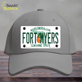 Fort Myers Florida Novelty License Plate Hat Cotton / Gray