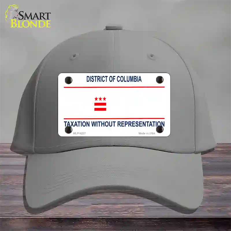 Taxation Without Representation Novelty License Plate Hat Cotton / Gray