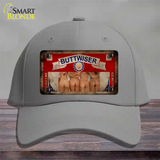 Buttwiser Beer Girls Vintage Novelty License Plate Hat Cotton / Gray