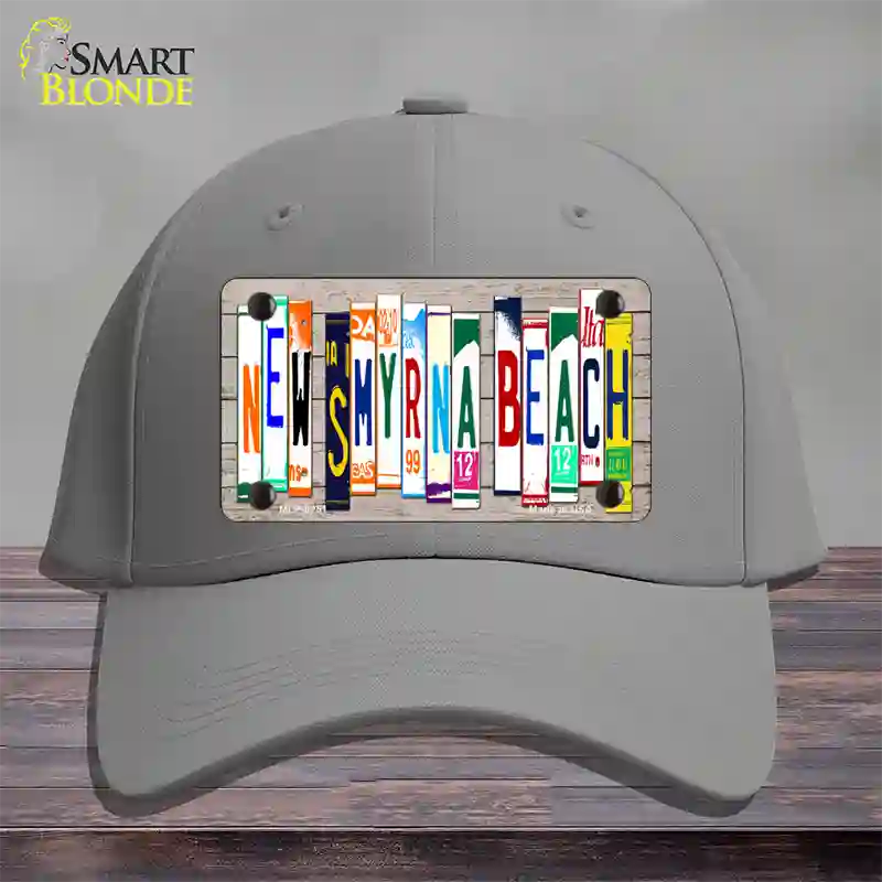 New Smyrna Beach Plate Art Novelty License Plate Hat Cotton / Gray