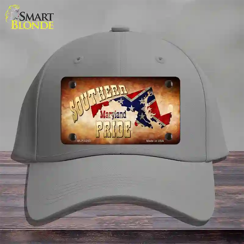 Southern Pride Maryland Novelty License Plate Hat Cotton / Gray