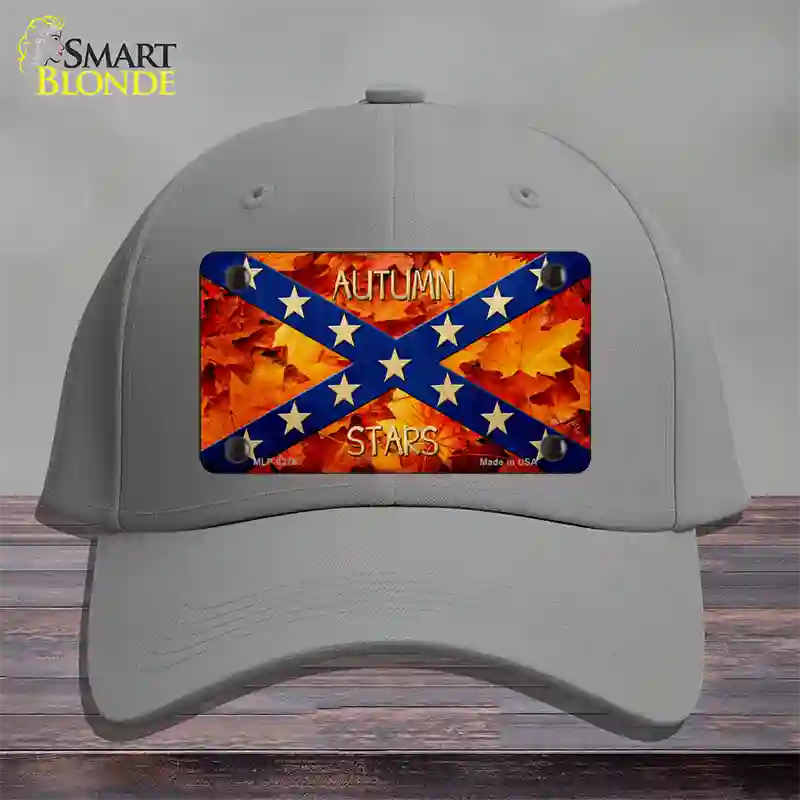 Autumn Stars Novelty License Plate Hat Cotton / Gray