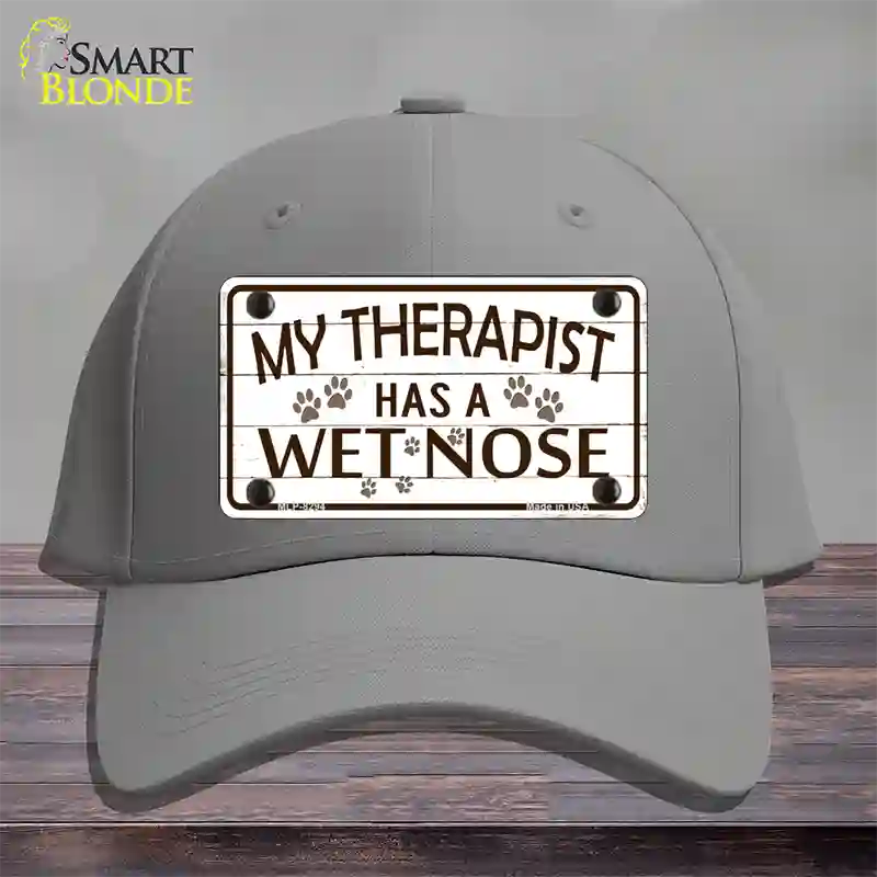 My Therapist Novelty License Plate Hat Cotton / Gray