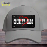 Country Gals Novelty License Plate Hat Cotton / Gray