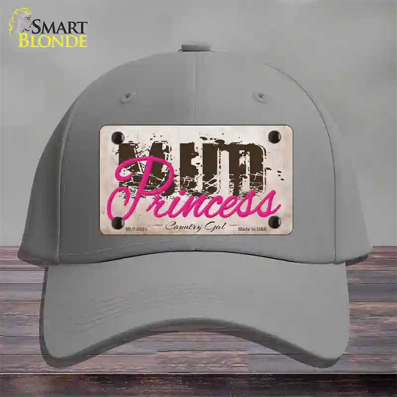 Mud Princess Novelty License Plate Hat Cotton / Gray