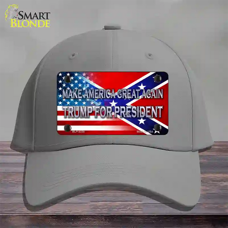 Make America Great Again Novelty License Plate Hat Cotton / Gray