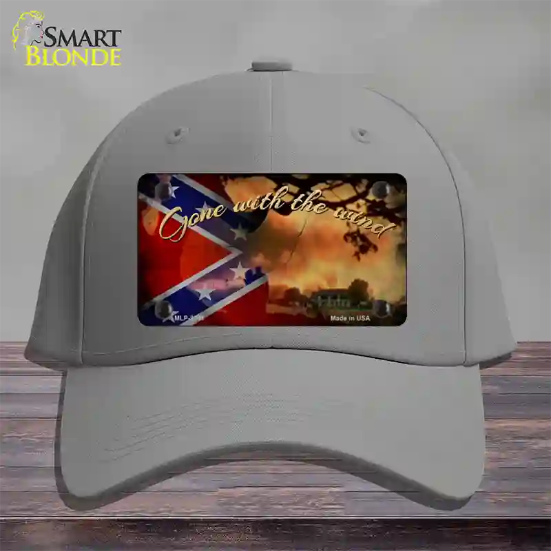 Gone With The Wind Novelty License Plate Hat Cotton / Gray