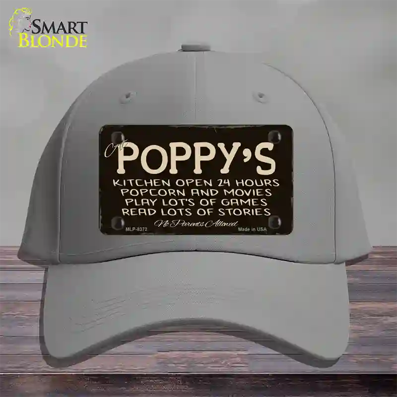 At Poppys Novelty License Plate Hat Cotton / Gray