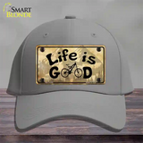 Life Is Good Novelty License Plate Hat Cotton / Gray