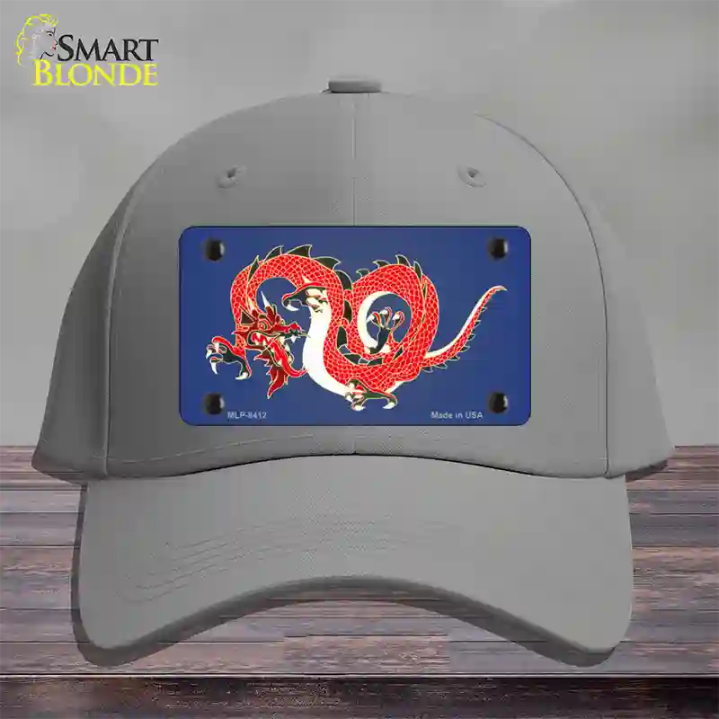 Dragon Novelty License Plate Hat Cotton / Gray