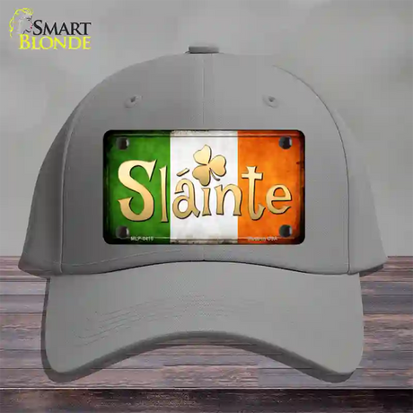 Slainte Novelty License Plate Hat Cotton / Gray