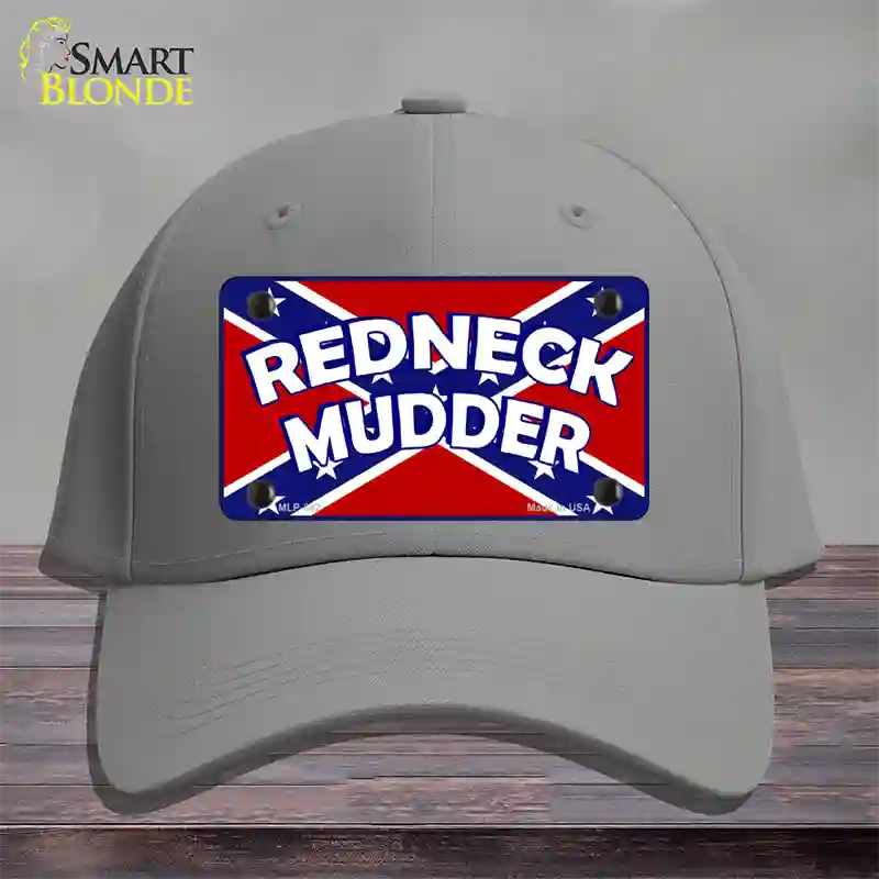 Redneck Mudder Novelty License Plate Hat Cotton / Gray