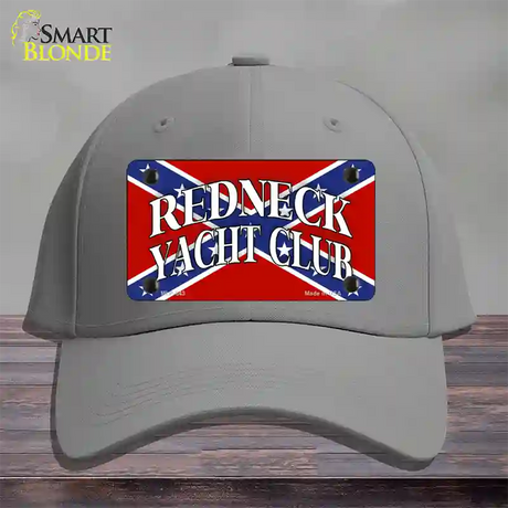 Redneck Yacht Club Novelty License Plate Hat Cotton / Gray