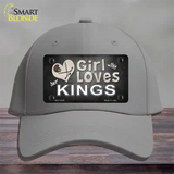 This Girl Loves Her Kings Hockey Novelty License Plate Hat Cotton / Gray