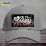 This Girl Loves Georgia Novelty License Plate Hat Cotton / Gray