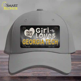 This Girl Loves Georgia Tech Novelty License Plate Hat Cotton / Gray