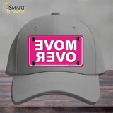 Move Over Pink Novelty License Plate Hat Cotton / Gray