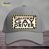 Caution Gay Driver Novelty License Plate Hat Cotton / Gray