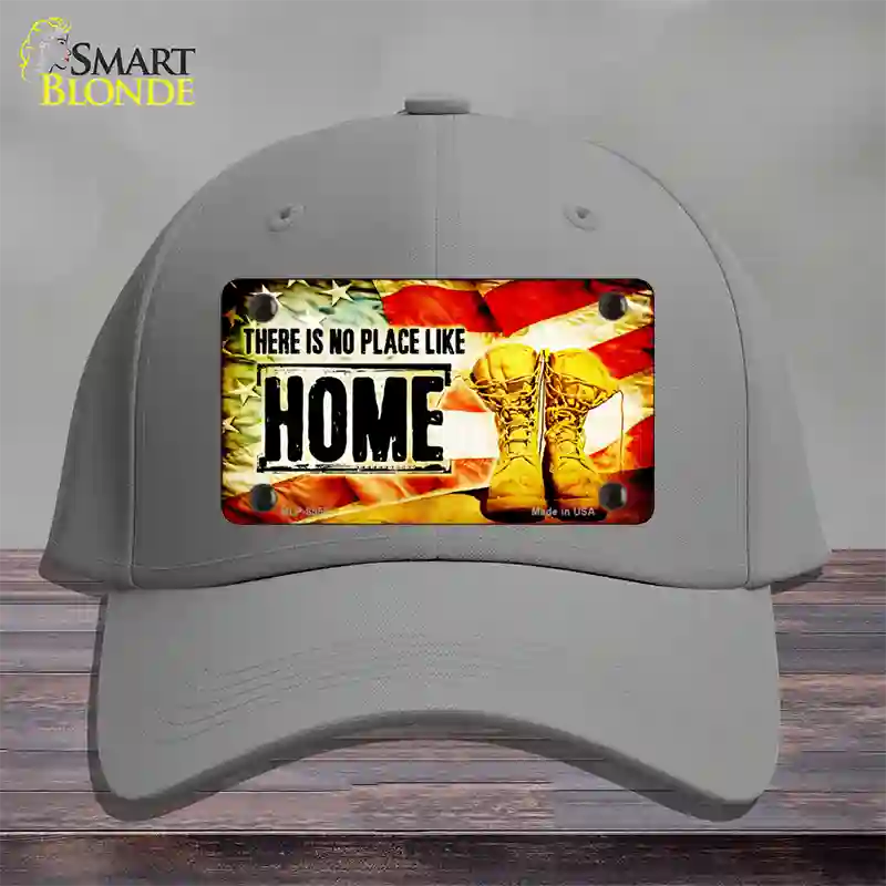 There Is No Place Like Home Novelty License Plate Hat Cotton / Gray