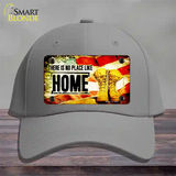 There Is No Place Like Home Novelty License Plate Hat Cotton / Gray