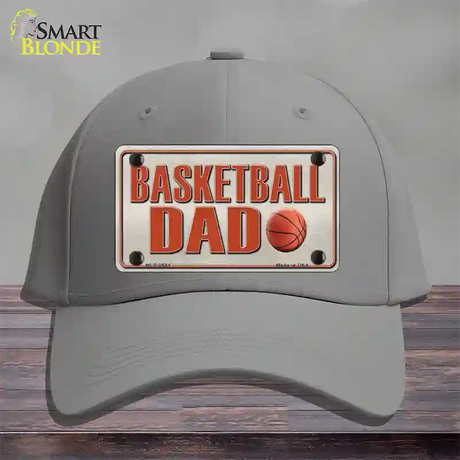 Basketball Dad Novelty License Plate Hat Cotton / Gray