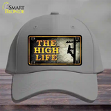 The High Life Novelty License Plate Hat Cotton / Gray