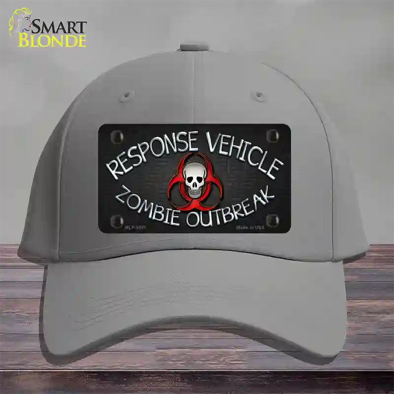 Response Vehicle Novelty License Plate Hat Cotton / Gray