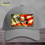 Hawaii Love Novelty License Plate Hat Cotton / Gray