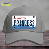 Princess Washington Novelty License Plate Hat Cotton / Gray