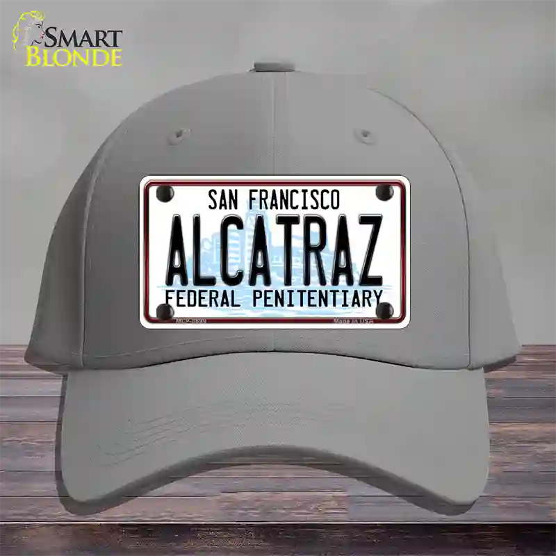 Alcatraz Novelty License Plate Hat Cotton / Gray