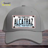 Alcatraz Novelty License Plate Hat Cotton / Gray