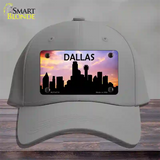 Dallas Silhouette Novelty License Plate Hat Cotton / Gray