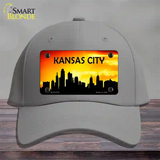 Kansas City Silhouette Novelty License Plate Hat Cotton / Gray