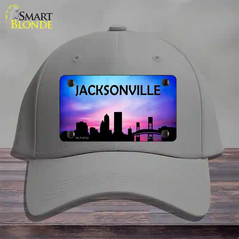 Jacksonville Silhouette Novelty License Plate Hat Cotton / Gray