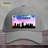 Columbus Silhouette Novelty License Plate Hat Cotton / Gray