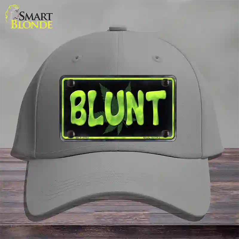 Blunt Novelty License Plate Hat Cotton / Gray