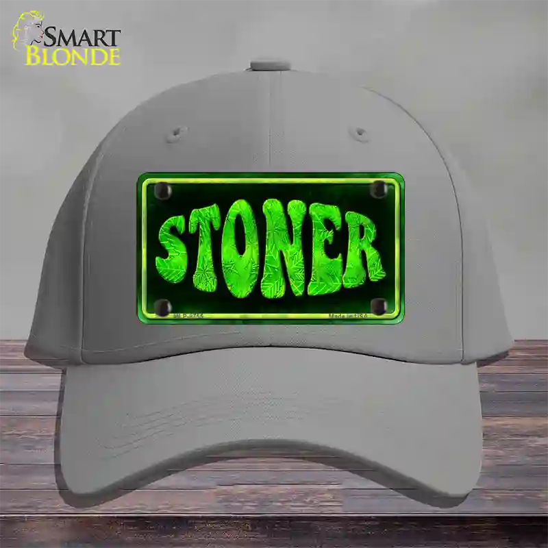 Stoner Novelty License Plate Hat Cotton / Gray