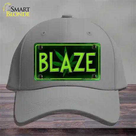 Blaze Novelty License Plate Hat Cotton / Gray