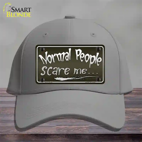 Normal People Novelty License Plate Hat Cotton / Gray