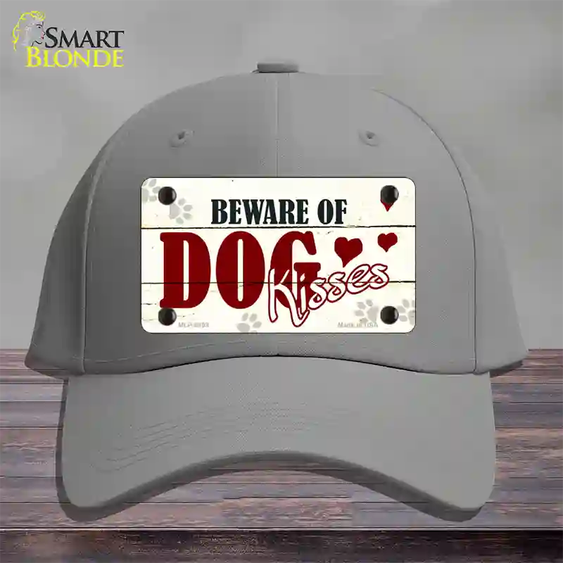 Beware of Dogs Novelty License Plate Hat Cotton / Gray