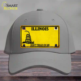 Illinois Dont Tread On Me Novelty License Plate Hat Cotton / Gray