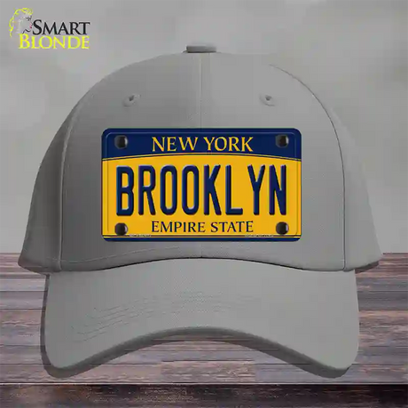 Brooklyn New York Novelty License Plate Hat Cotton / Gray