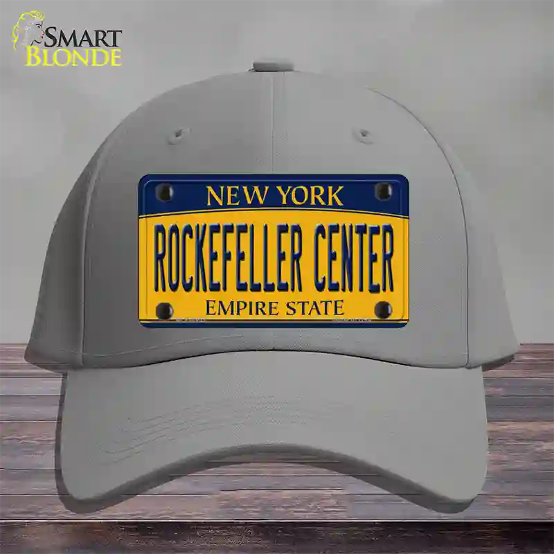 Rockefeller Center New York Novelty License Plate Hat Cotton / Gray