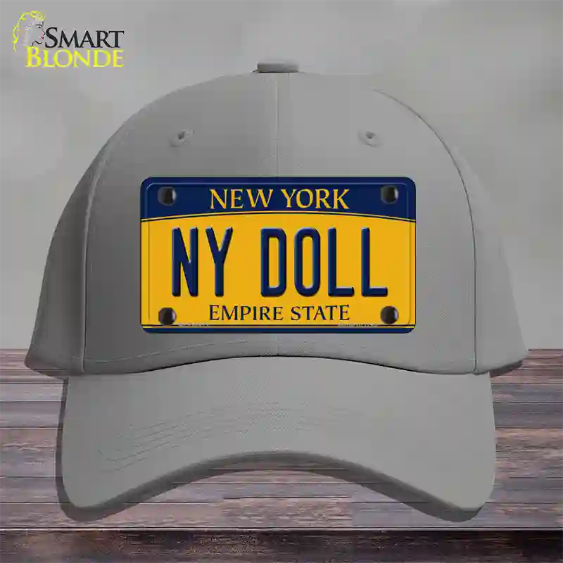 NY Doll New York Novelty License Plate Hat Cotton / Gray