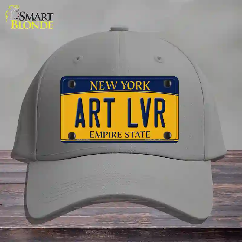 Art Lvr New York Novelty License Plate Hat Cotton / Gray